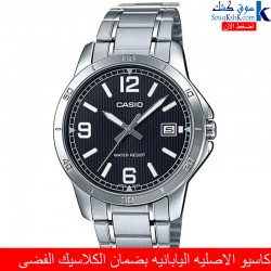 كاسيو الاصليه اليابانيه بضمان الكلاسيك الفضى