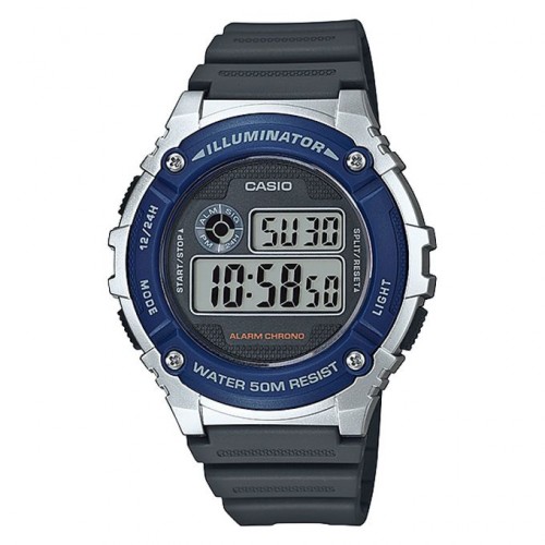Casio W-2 F Resin Watch - Black/Navy