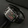 الساعه الرجالى الاسود الرقميه 2024 ابداعيه التصميم لاول مره ف مصر أصليه بضمان,الساعات الرجالى